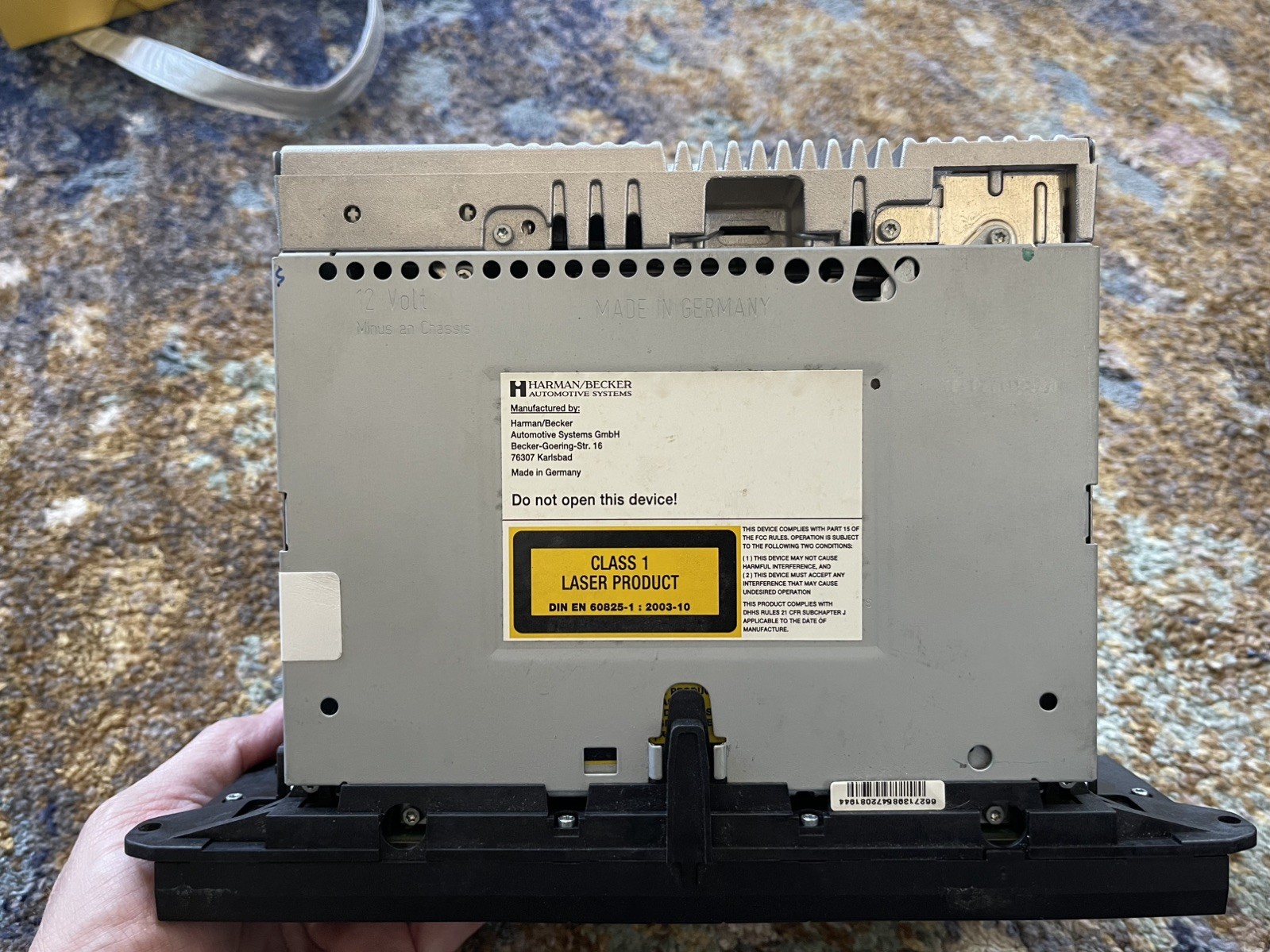 03-08 Porsche Cayenne CDR23 955 957 Harman Becker Head Unit Radio CD Player OEM