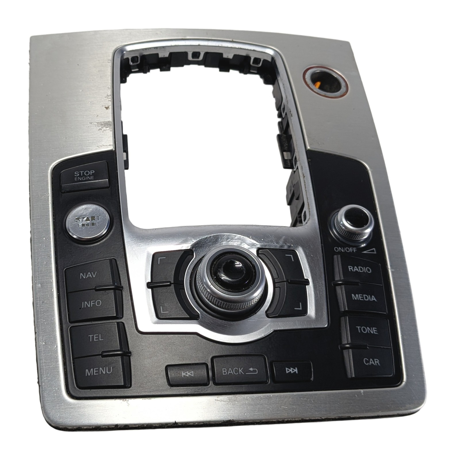 2012-2015 AUDI Q7 (4L) FRONT CENTER CONSOLE MMI MEDIA NAVIGATION CONTROL SWITCH