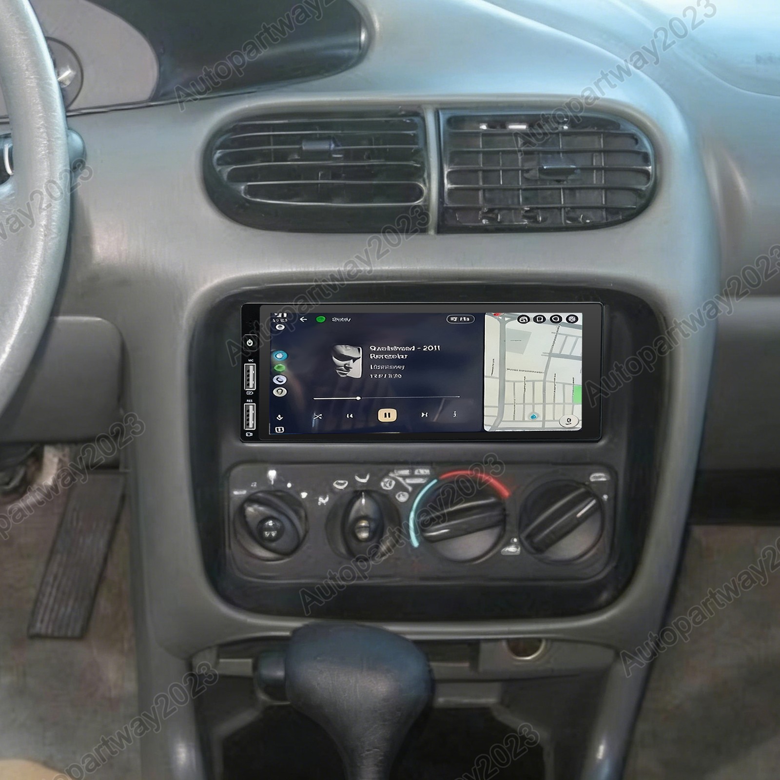 For Dodge Stratus 1995-2000 Android Auto CarPlay Car Radio Stereo GPS Navi 2+32G