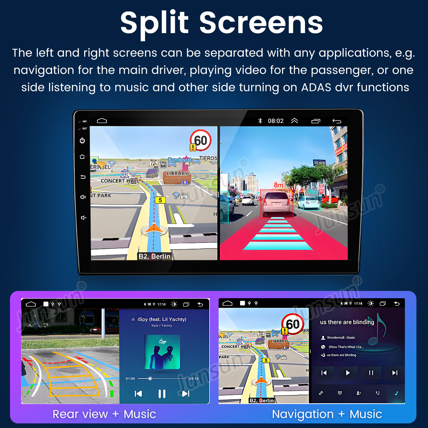 4+64G 9″Android15 For Chrysler Town & Country 11-16 Carplay Car Stereo Radio GPS