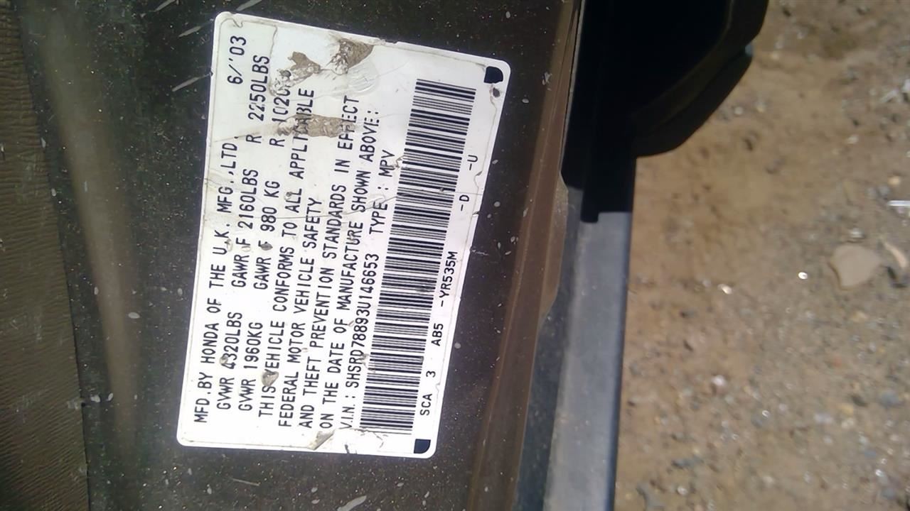 Audio Equipment Radio Am-fm-cd-cassette 6 Disc Fits 02-04 CR-V 1821052