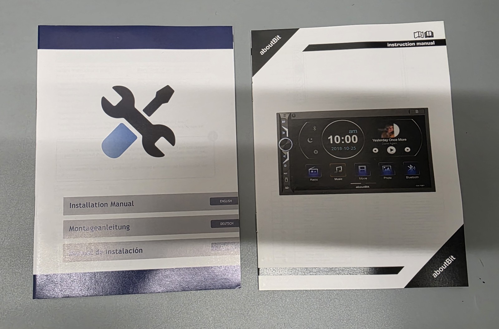 Aboutbit CA T 70 Btbluetooth Double din Car Radio – 7 Inch HD Touchscreen #L-571