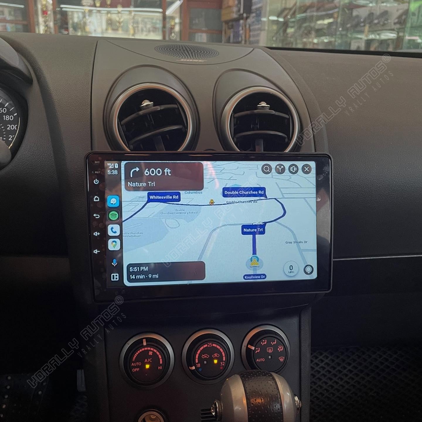 4+64G For 2008-2013 Nissan Rogue Apple Carplay Android 15 Car Stereo Radio GPS