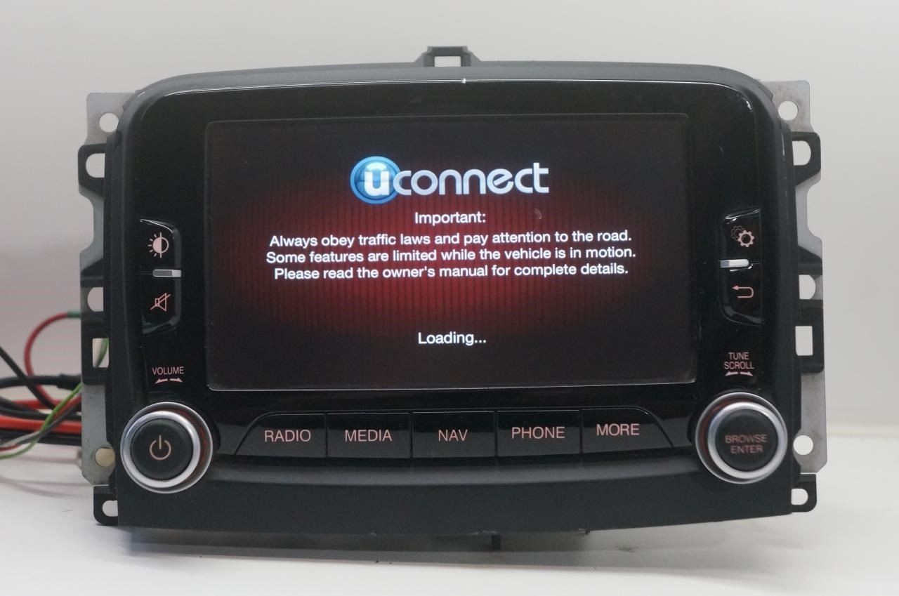 2014-16 Fiat 500 Harman Navi Audio Radio Receiver Uconnect w/ Display 735577843