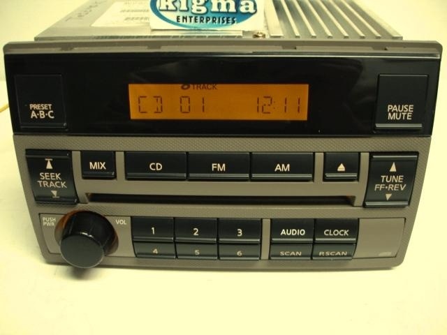 Nissan Altima 2005 2006 CD player base (none-BOSE) sound system Brown face Trim