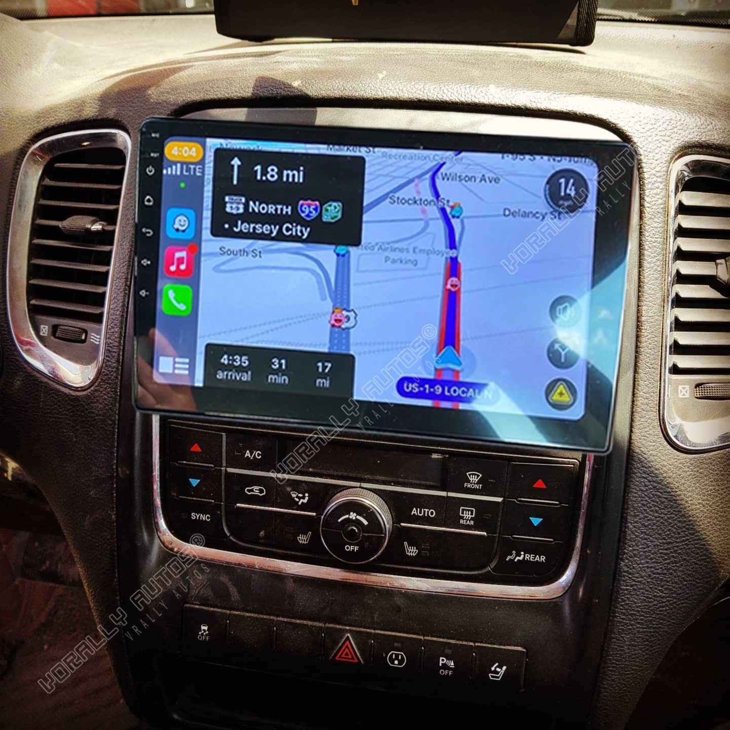 For 2011-2013 Dodge Durango Wifi CarPlay Car Radio GPS Stereo Android 15 4+64G