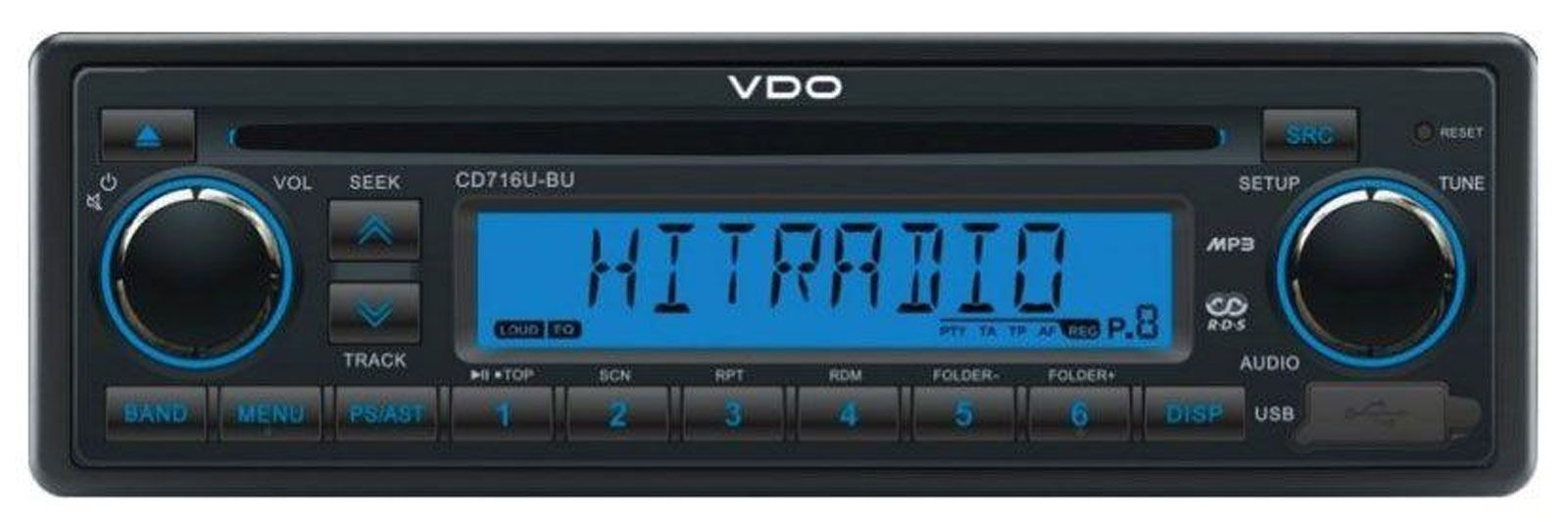 VDO AUX MP3 1DIN CD USB Car Stereo for Citroen C4 Aircross Mitsubishi ASX Peugeot