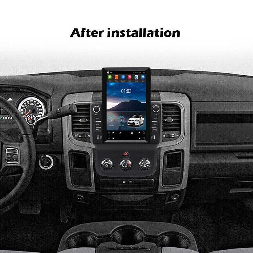For 2013-2018 Ram Ram 1500/2500/3500 Wired & Wireless CarPlay Auto Navi Radio