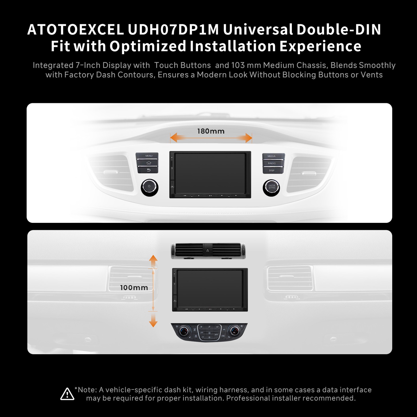 ATOTO 7″ 2Din Android Car Stereo GPS 6+128G in-Car Karaoke Support Cam Recording