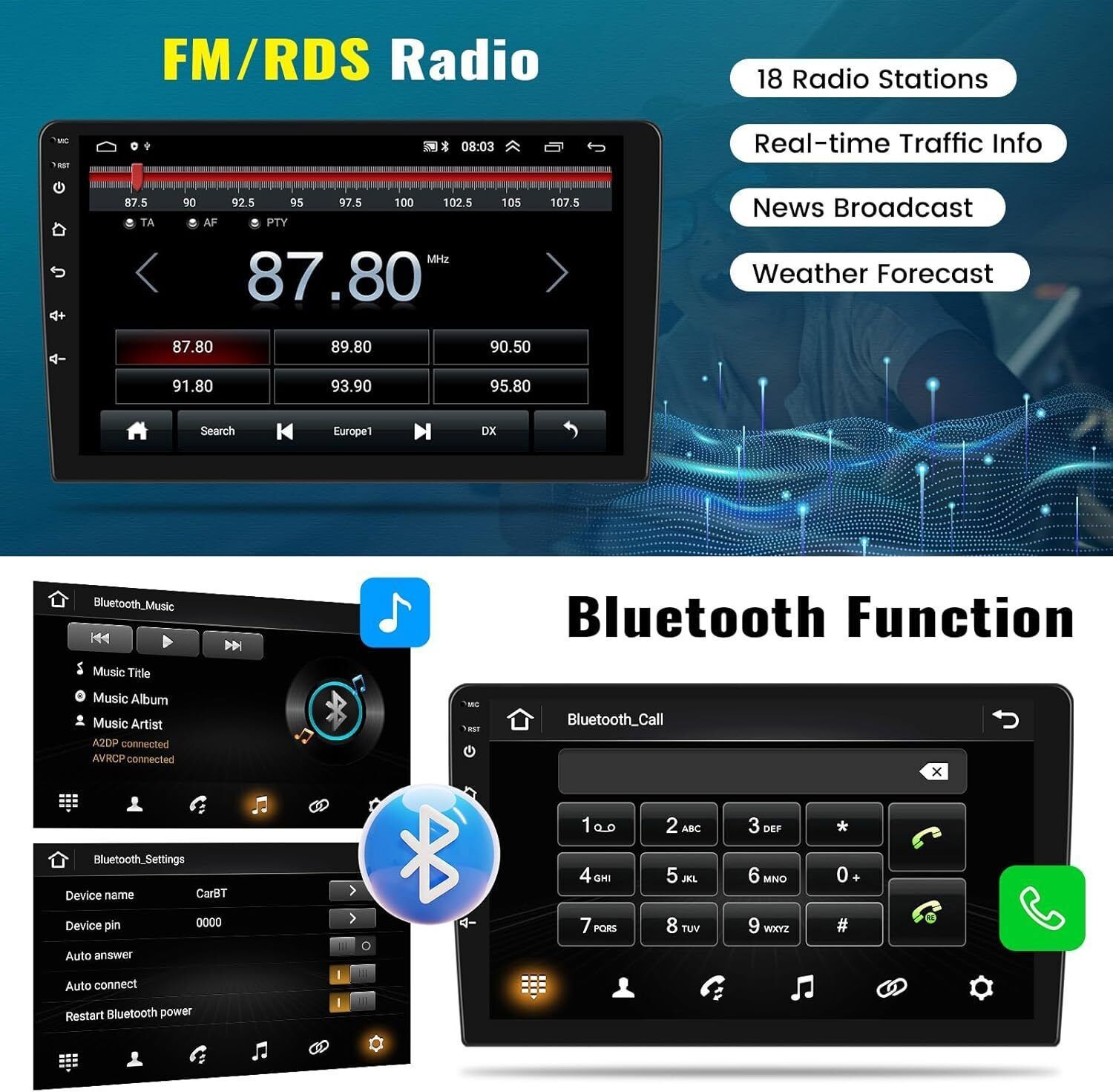 Android 14 For 2000-2004 Nissan Pathfinder Car Stereo Radio Carplay WIFI GPS+CAM