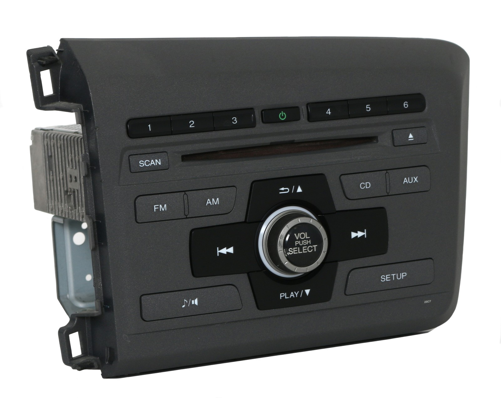 Honda Civic 2012 Radio AM FM CD Player – Part Number 39100-TS8-A313-M1 Face 2BC7