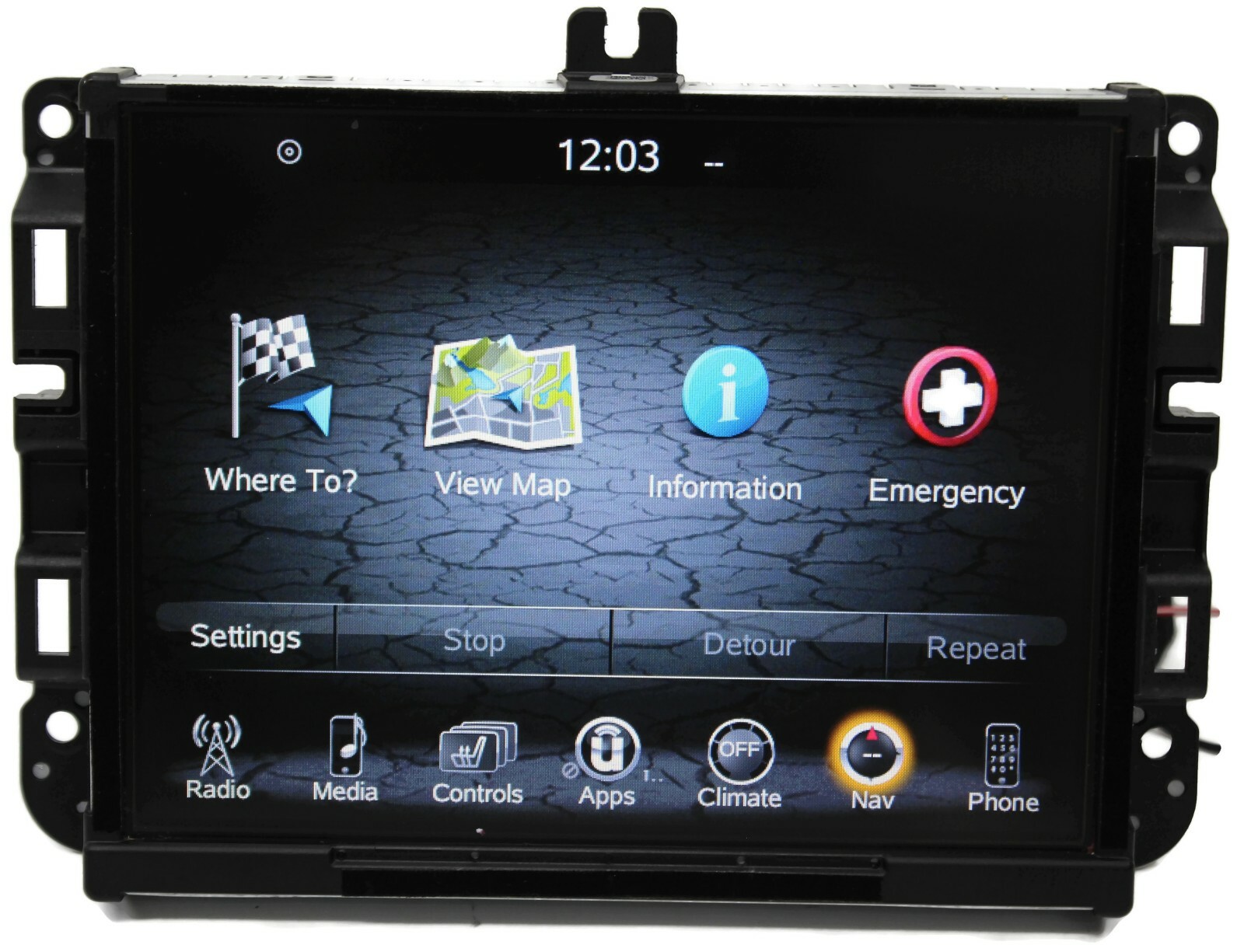 2013-2017 Jeep Cherokee Navigation 8.4” Dash Display Touch Screen 68238619AE