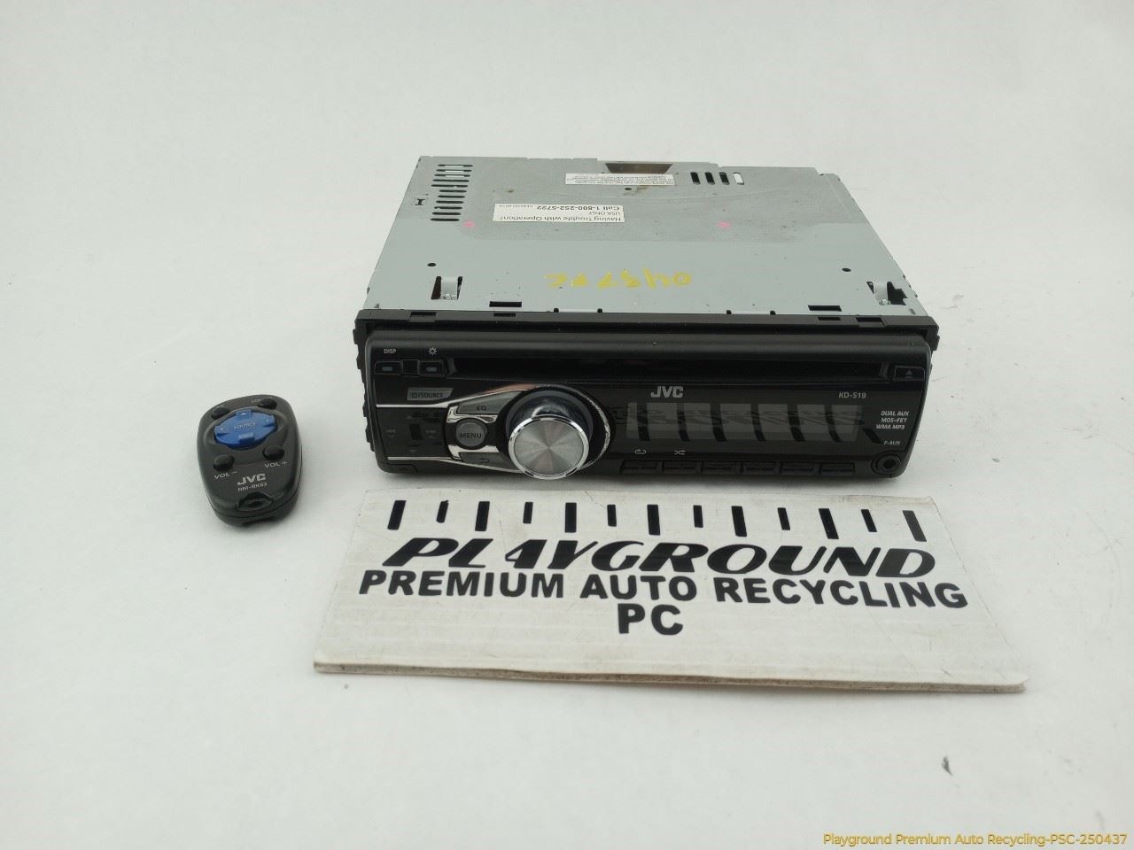 Aftermarket JVC KD-S19 Radio Stereo Audio Head Unit AM FM CD Player With Remote