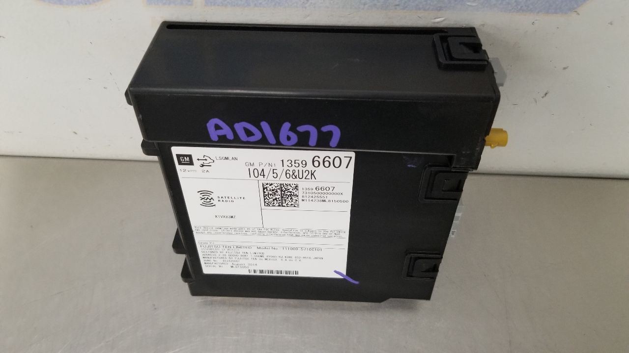 15 GMC SIERRA 1500 RADIO AUDIO RECEIVER 13596607