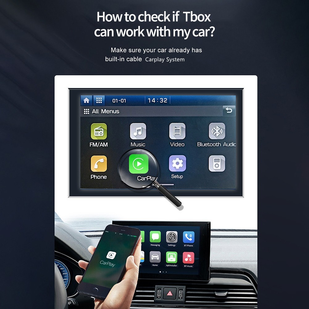 AN Auto Box Wireless GPS 4G + 64G Memory and Split Screen Functionality