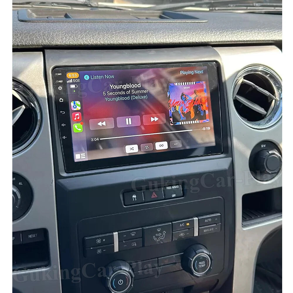 Car Stereo Radio For 2009-2014 Ford F150 Android 15 32G Apple Carplay FM/RDS GPS
