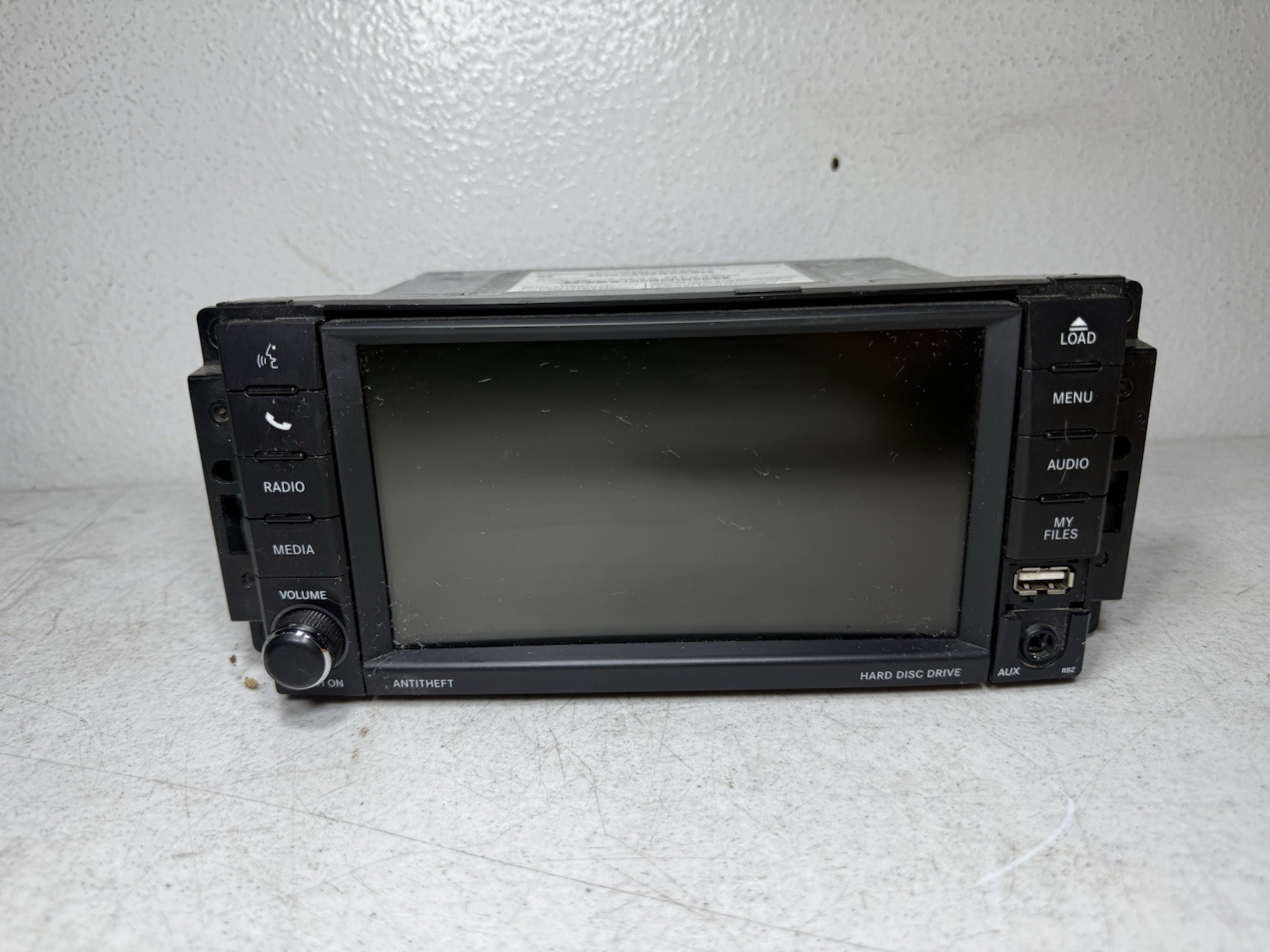 Chrysler Dodge Jeep Sirius Navigation Radio Head Unit OEM P68363305AA Untested