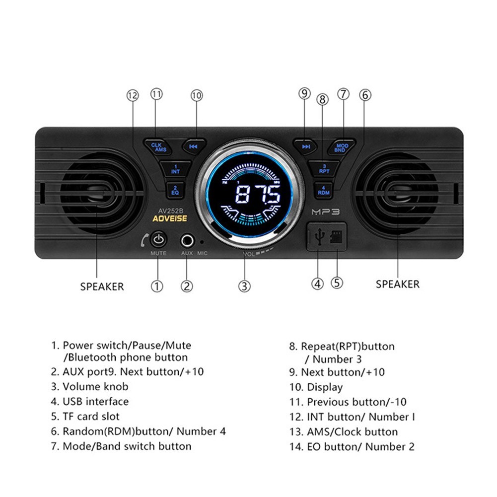 For Car Car Radio Parts & Accessories 4 Ohms/8 Ohms 5W X for 2 L/R High Quality
