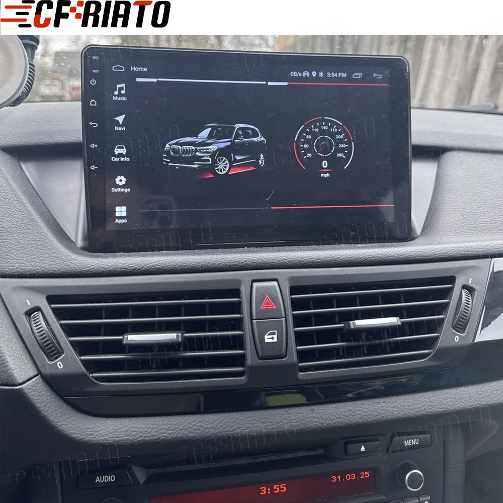 For BMW X1 2010-2016 Carplay Android 15 Car GPS Navigation BT Radio Stereo Wifi