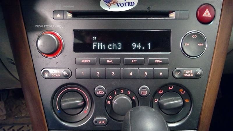 Audio Equipment Radio Am-fm-cd Fits 05-06 LEGACY 1480188