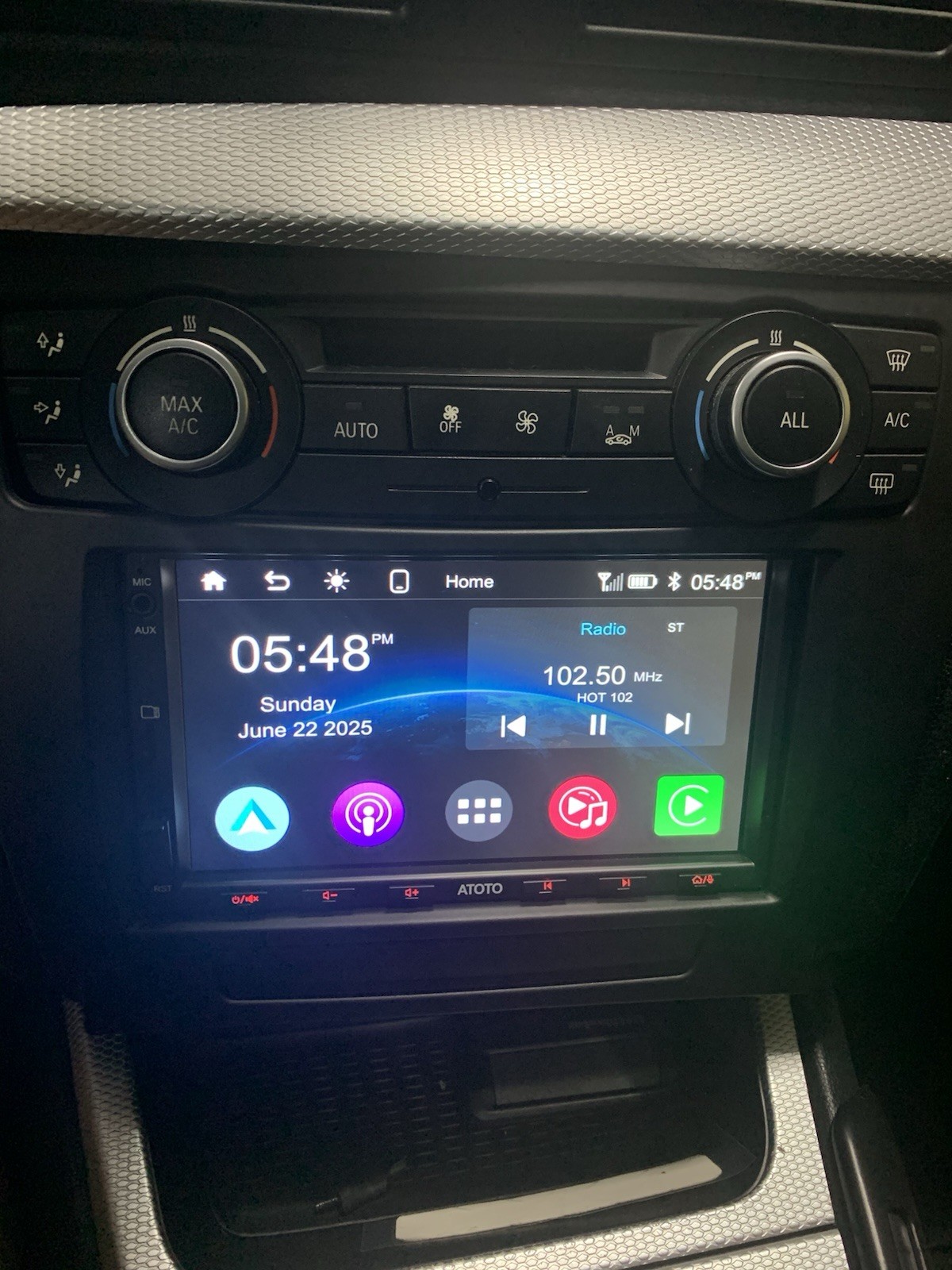 BMW 135i Carplay Radio Upgrade Bundle Logic 7 HiFi Steering Control Fiber Optic