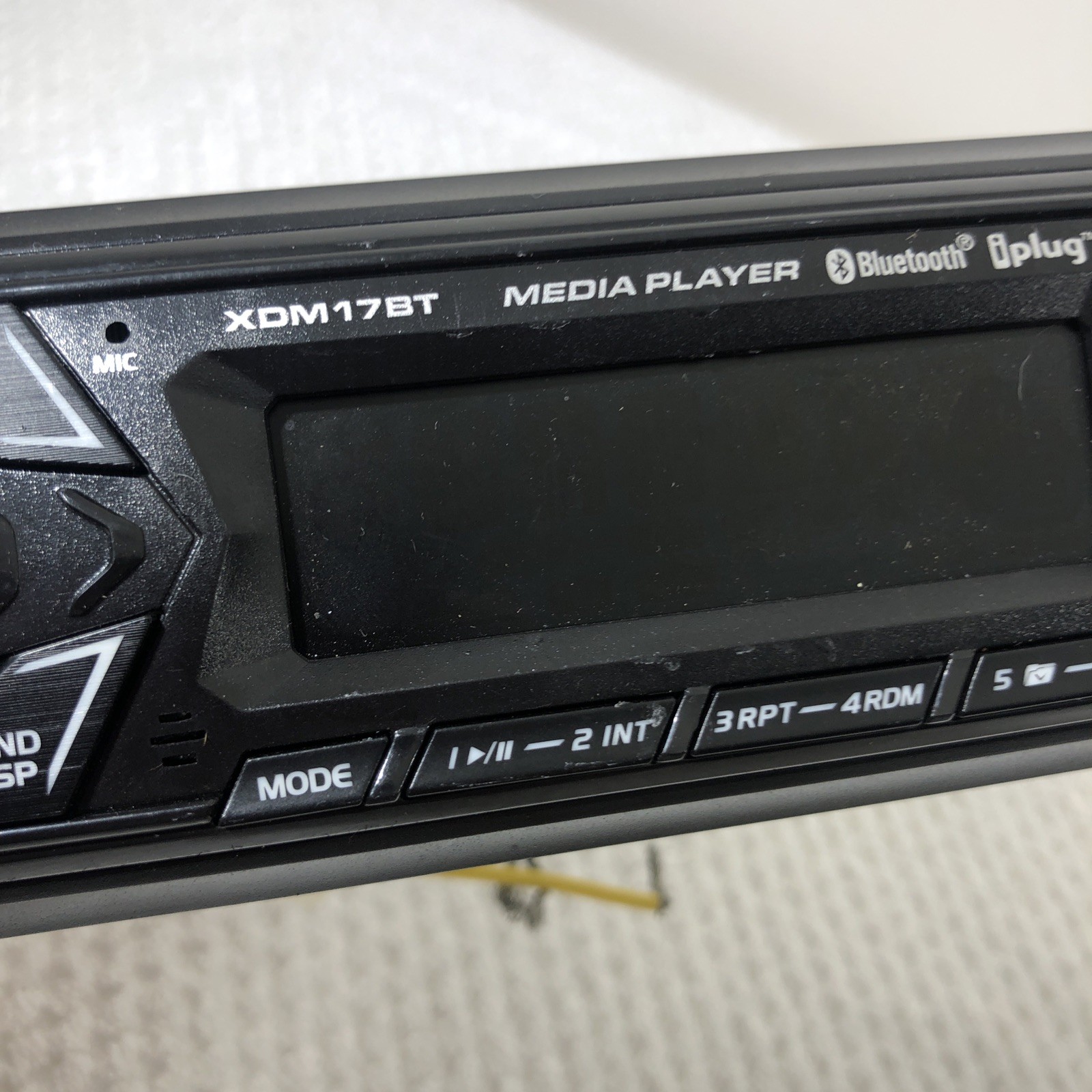 Dual Electronics Media Player Receiver AM FM Radio Bluetooth XDM17BT iPlug