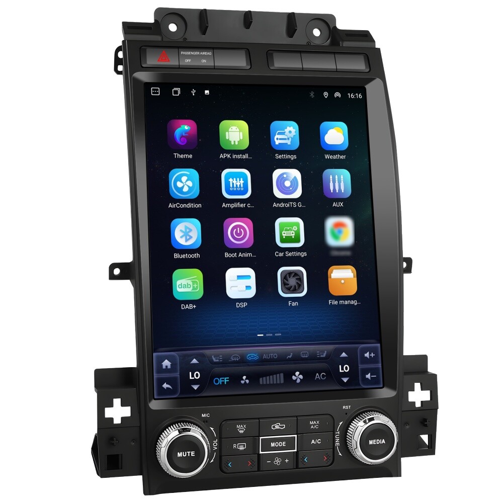 12.1″ Vertical Screen For Ford Taurus 2010-2018 Android 13 4+64GB GPS Car Radio
