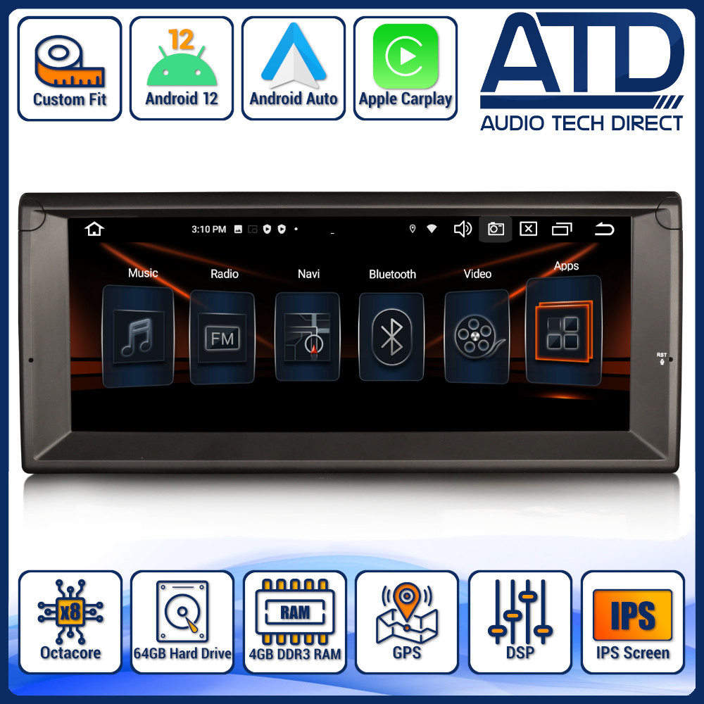 CarPlay Radio For Land Rover Range Rover L322 Wireless Android Auto SatNav BMW