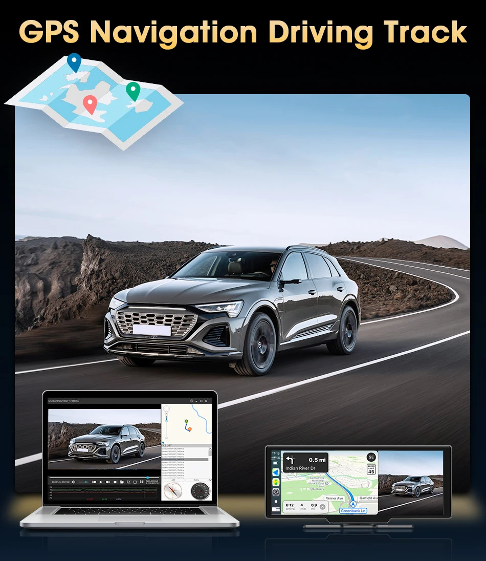 Universal Portable 10.26 Inch Car Intelligent System for 5G WIFI Plug and Play