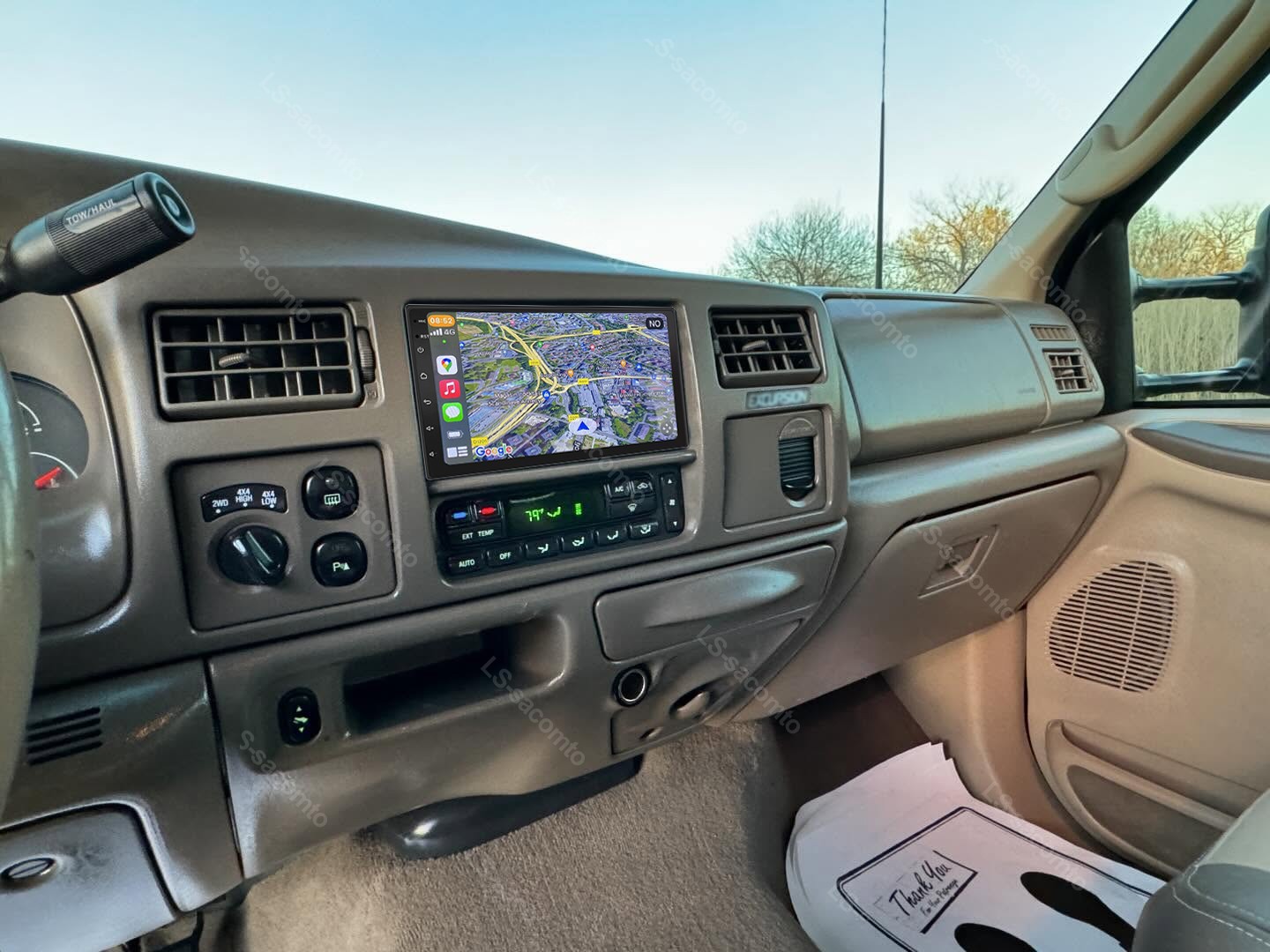 For 2000-2005 Ford Excursion 7″ Android 13 Carplay Car Stereo Radio GPS Navi