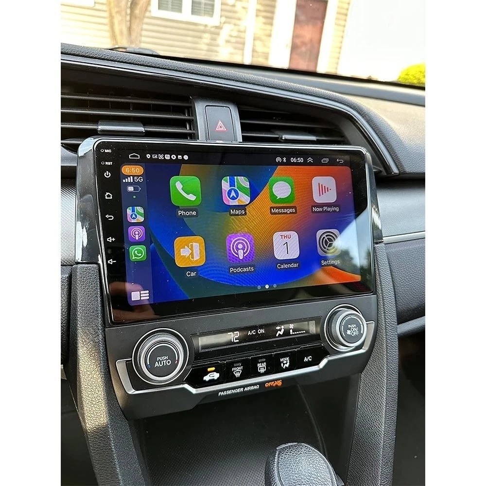 New 64G Carplay For 2016-2020 Honda Civic Car Stereo Radio GPS WIFI Android 15