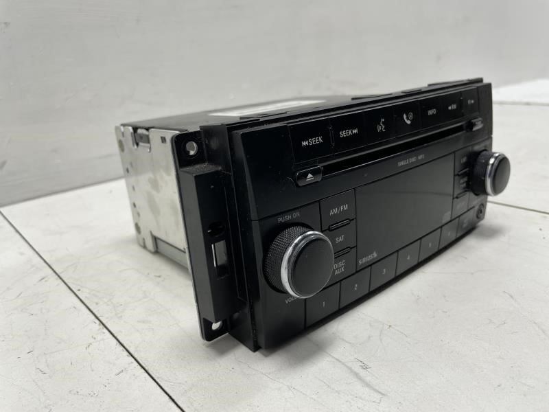 DODGE CHARGER STX 2009 AM FM RADIO RECEIVER CD PLAYER SINGLE DISC FACTORY