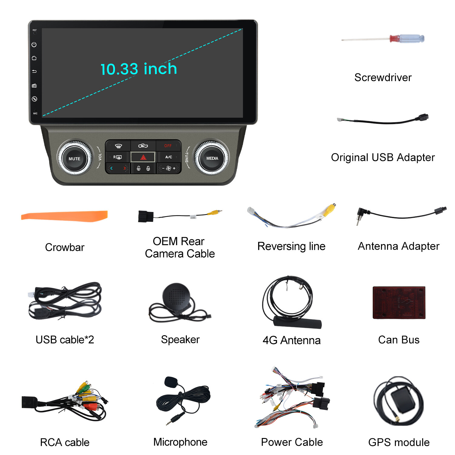 4+64G Android13 Car Stereo Radio GPS Navi 4G WIFI For Chevrolet Camaro 2010-2015