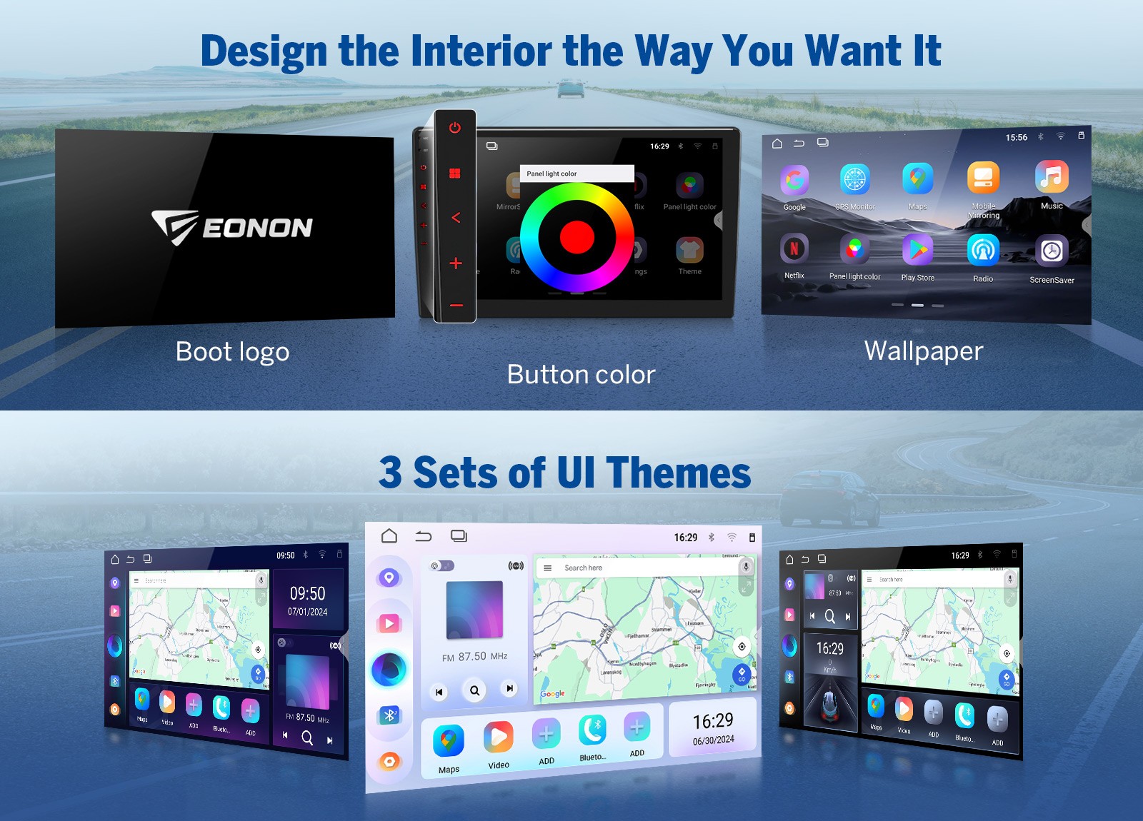 For 2009-2014 Ford F-150 9″ Android 14 4+64 Car Radio Stereo CarPlay Plug & Play