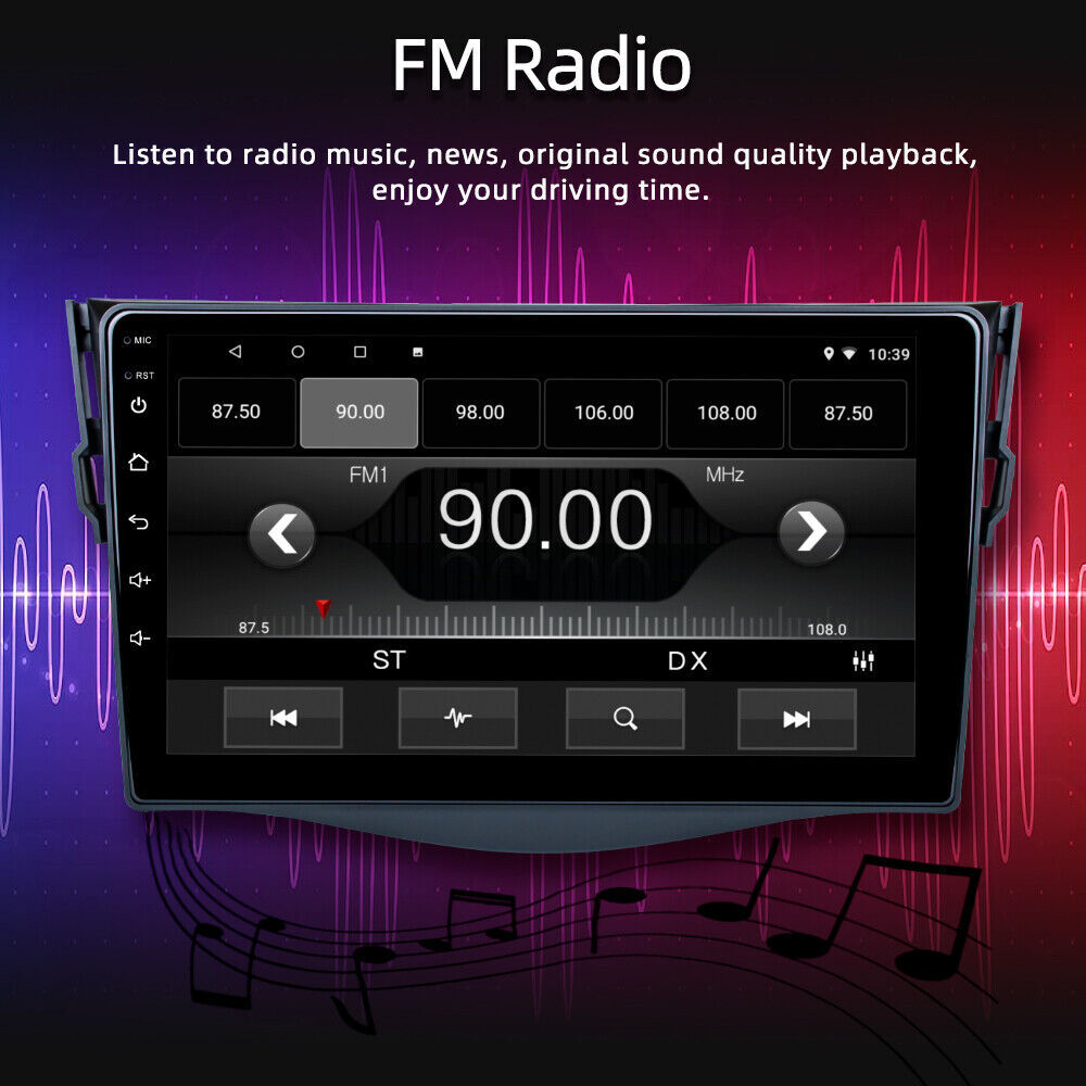 Support JBL System For Toyota Rav4 2007-2012 9inch Android 12 Car Radio Stereo