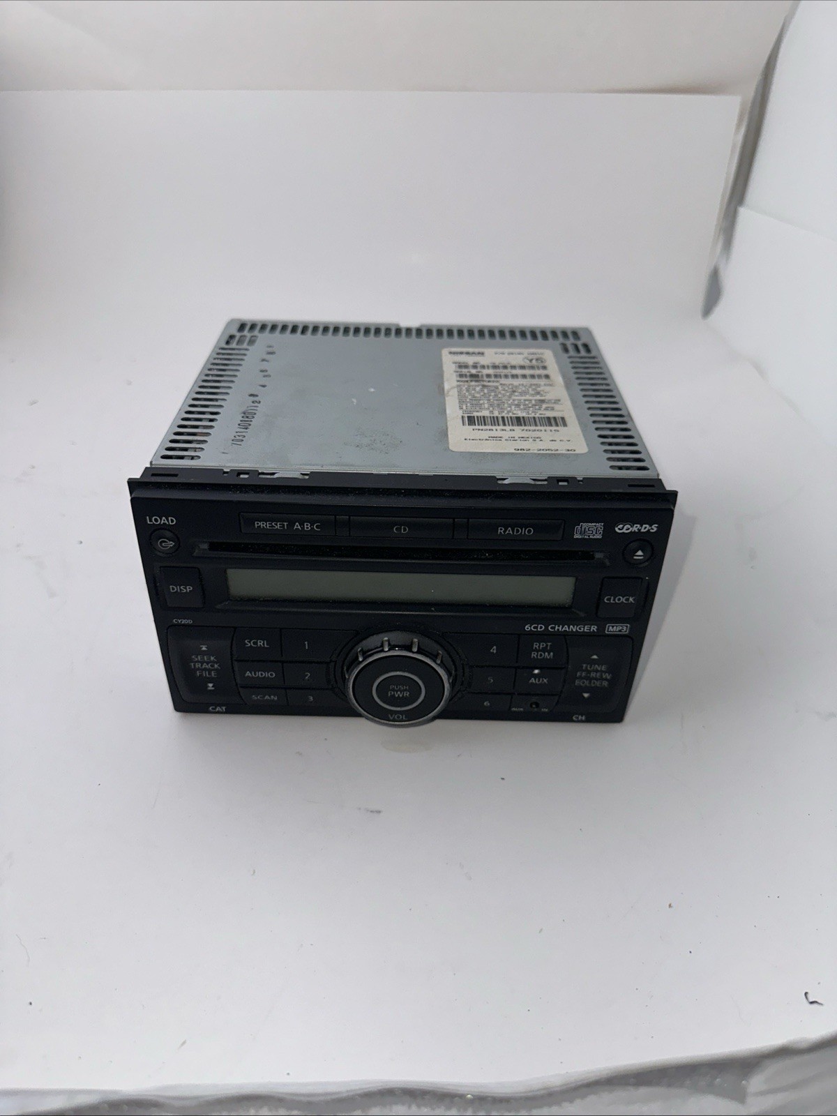 2007-2009 NISSAN VERSA RADIO RECEIVER AM-FM-6 DISC CD PLAYER ID- PN-2813L Untest
