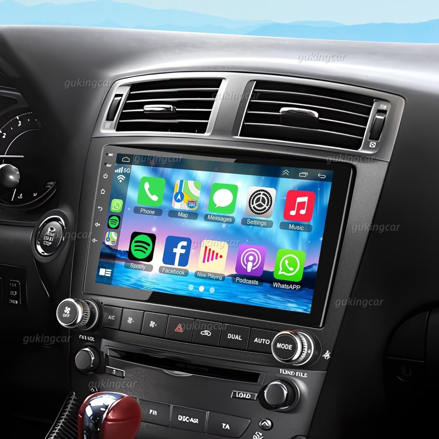 For Lexus IS250 IS350 2006-2012 Android 13 Apple CarPlay Car Stereo Radio GPS