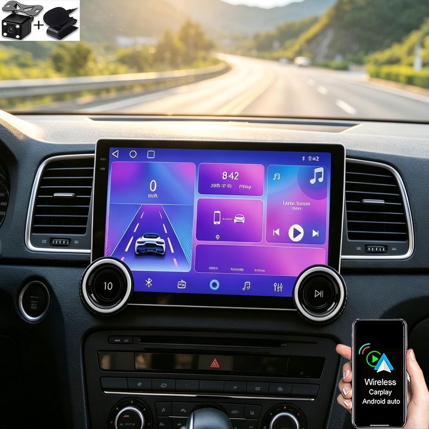 10“ Carplay Car Stereo For Suzuki SX4 2018-2025 Radio 64G Android 15 GPS Navi