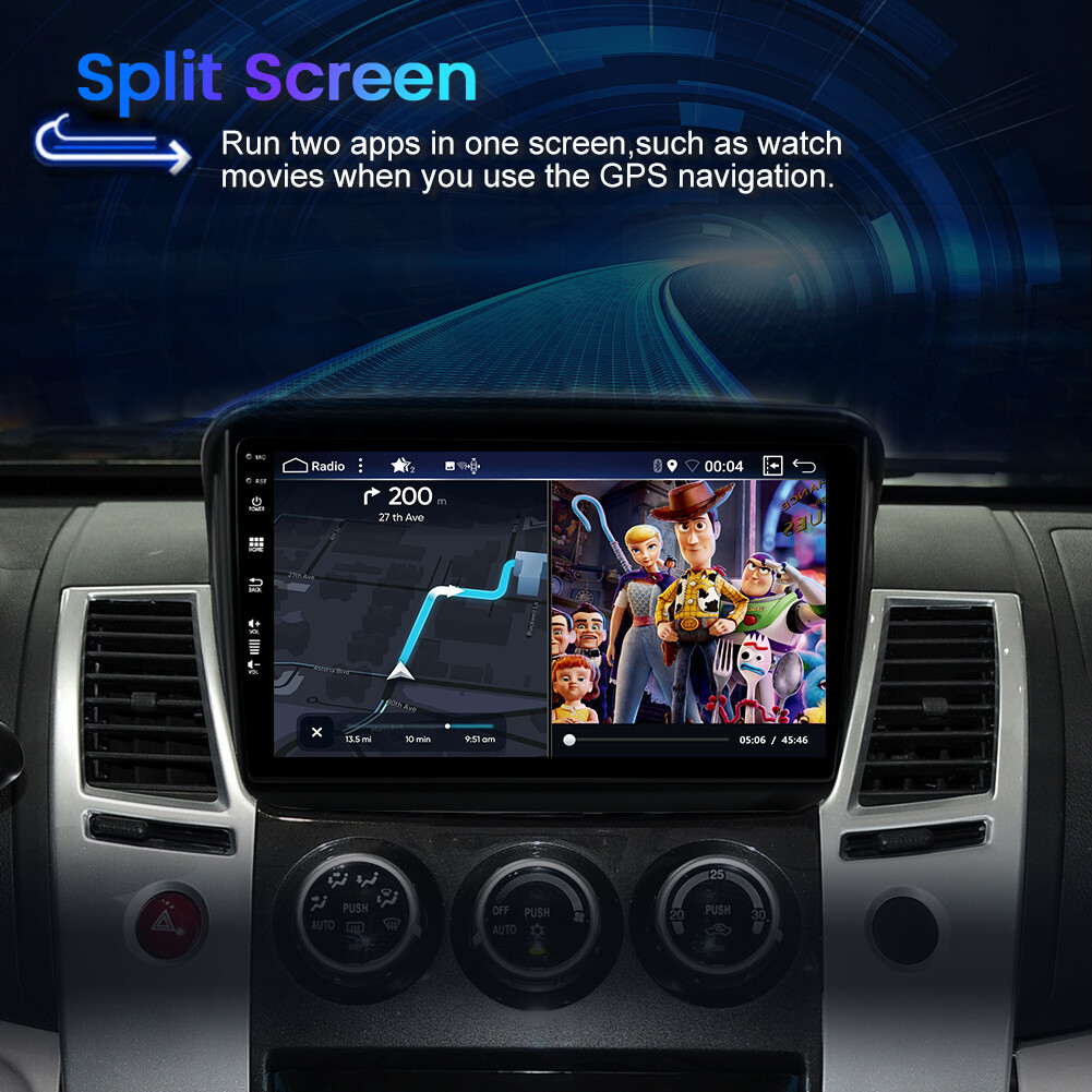 128GB Car Stereo For Mitsubishi Triton ML MN 2006-15 Android 16 GPS Navi CarPlay