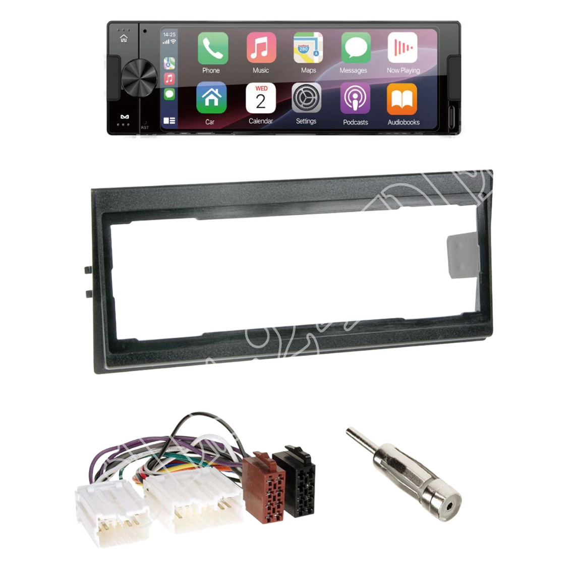 Ampire CPR60 radio DAB + Bluetooth with installation kit for Volvo 740