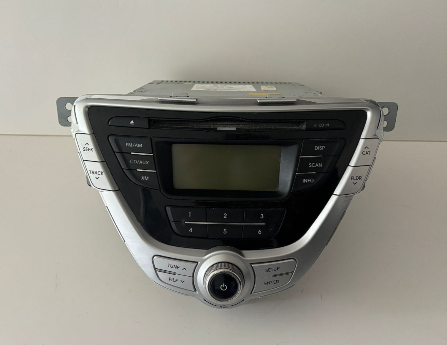 2011-2013 Hyundai Elantra Radio Receiver CD Player 96170-3X131BLH Silver OEM