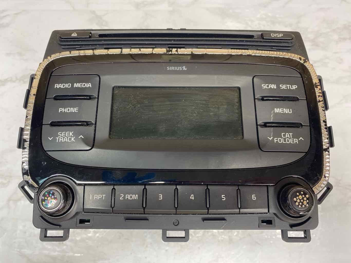 Kia Forte radio am fm 17 18 display receiver w/o navigation sed OEM 96170B0110WK