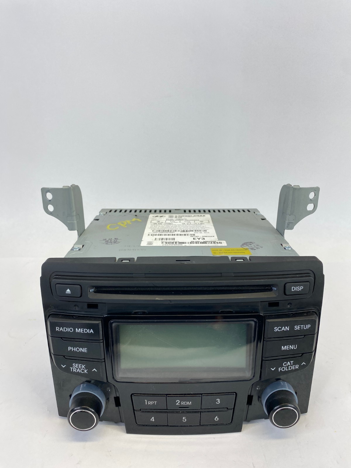 2012-2015 HYUNDAI SONATA AM /FM CD RADIO RECEIVER DASH FACTORY OEM 96180-3Q6004X