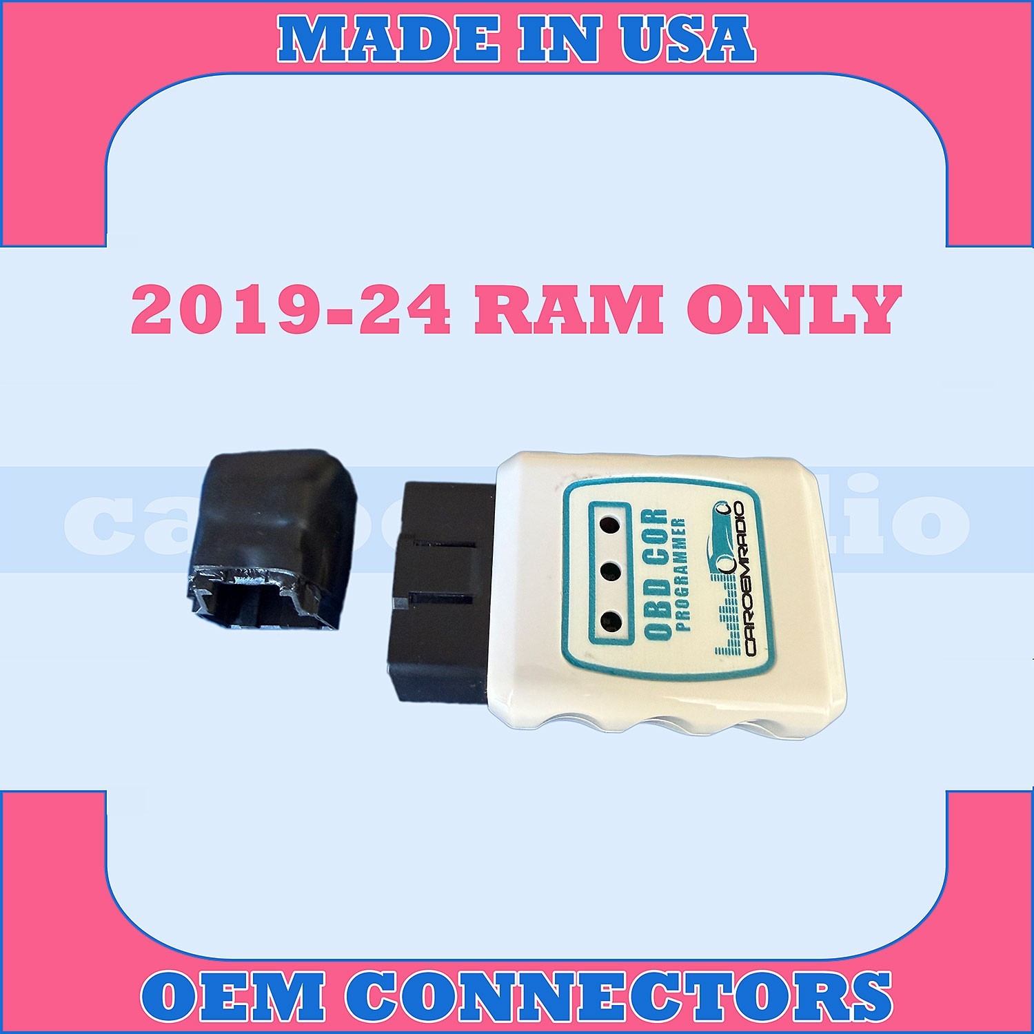 19-23 RAM 8.4″ UAV UCONNECT 4C RADIO INTEGRATION PROGRAMMER+SECURITY BYPAS CABLE