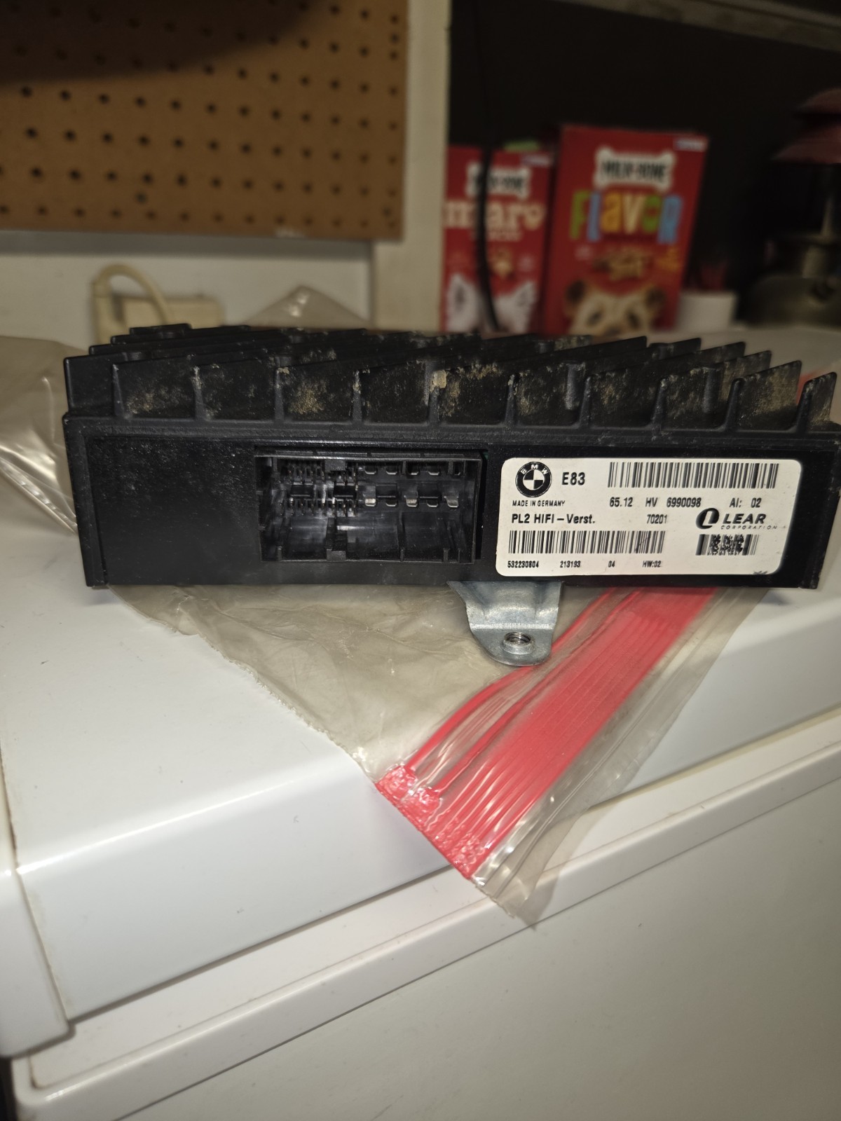 2008 BMW X3 Head Unit Amplifier CD Player