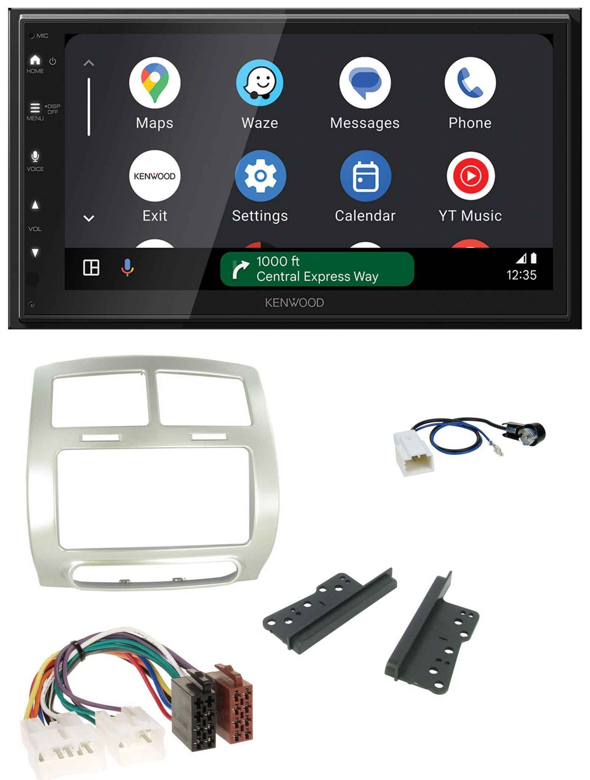 Kenwood DAB Bluetooth USB MP3 2DIN Car Stereo for Toyota Urban Cruiser 2008-2014