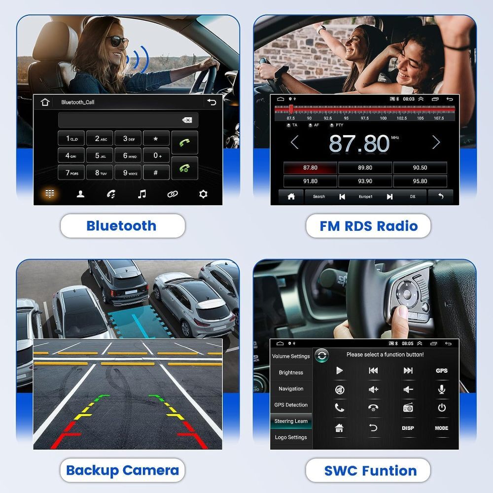For Nissan Murano Z51 2008-2014 Carplay Android 15 Car Stereo Radio FM BT 4+64GB