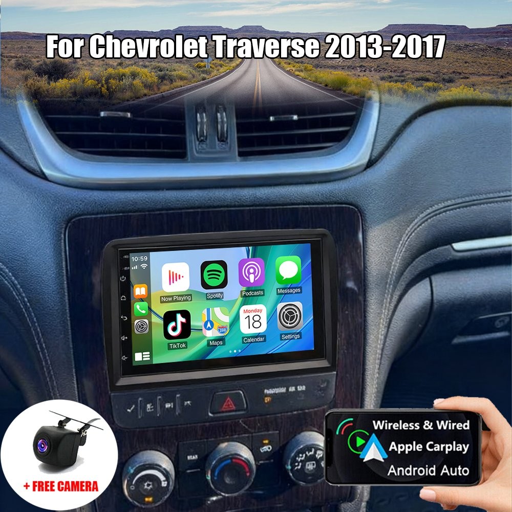 For Chevrolet Traverse 2013-2017 Apple Carplay Android 15 GPS Car Radio Stereo