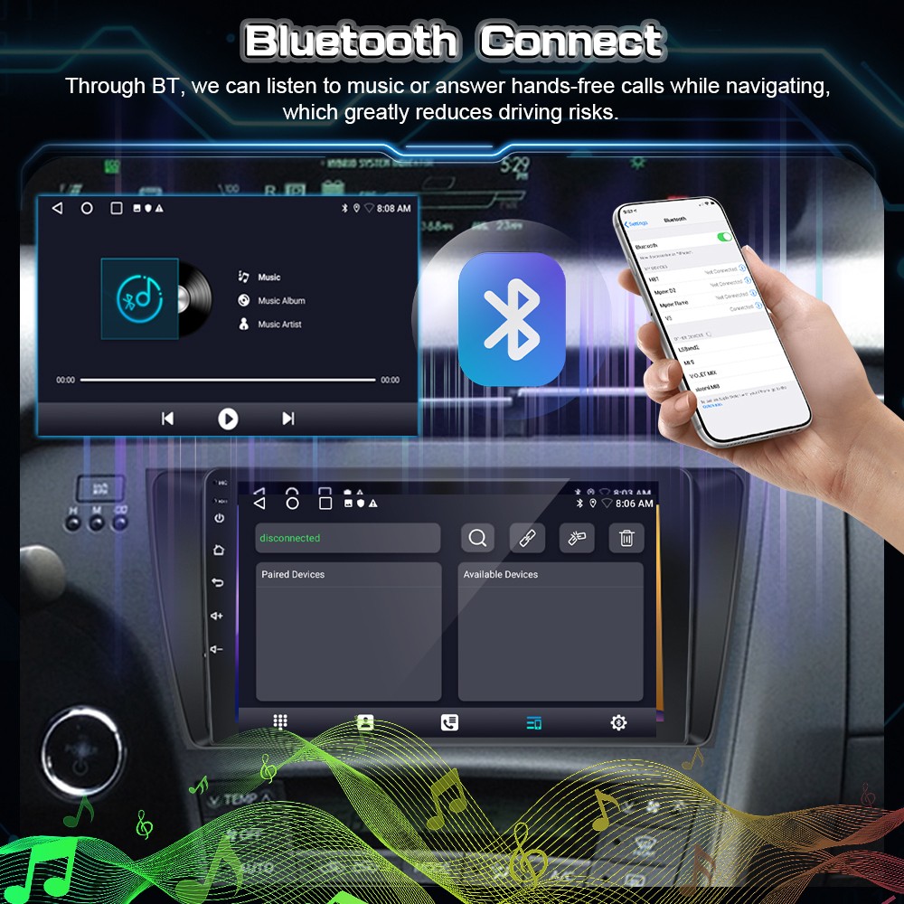 Apple Carplay For Toyota Prius 2010-2015 Car Stereo Radio JBL Android Navi GPS