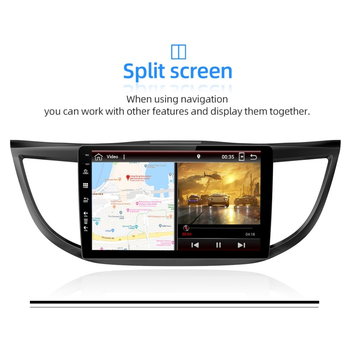 8G+256G Car Radio For Honda CRV 2012-2016 Android 14 GPS NAV BT WIFI CarPlay USB